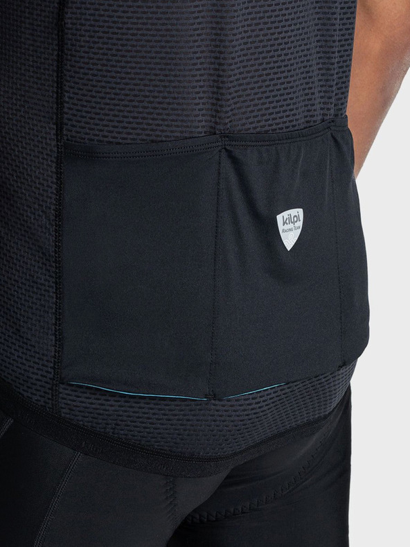 Kilpi Černé pánské sportovní tričko na zip Kilpi PICARD