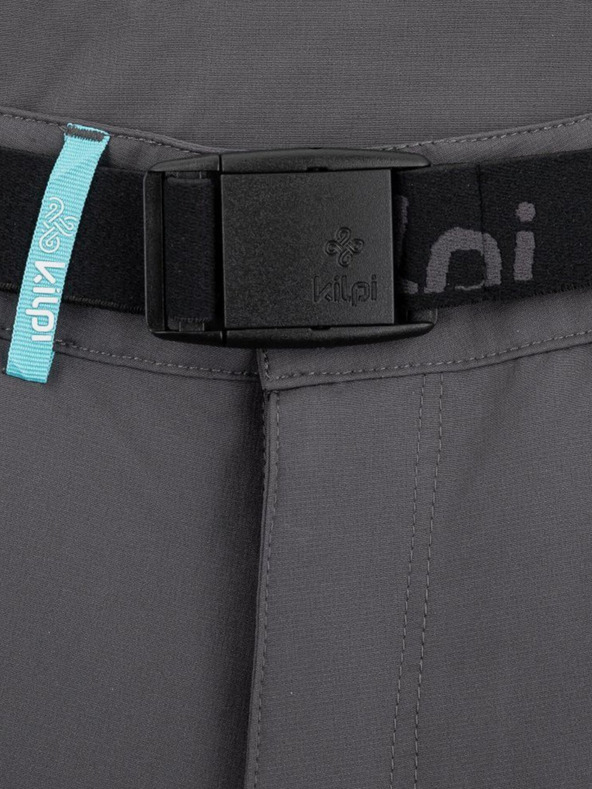Kilpi Tmavě šedé pánské outdoorové kalhoty Kilpi LIGNE