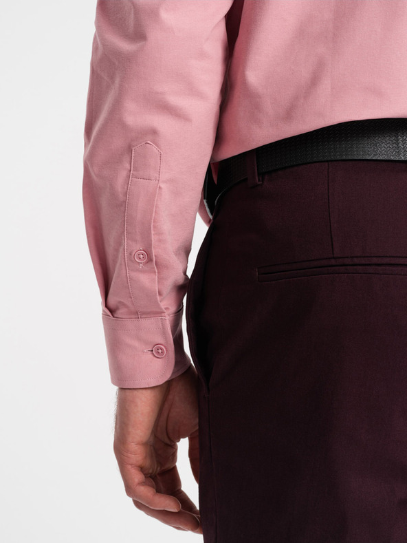 Ombre Clothing Růžová pánská košile Ombre Clothing