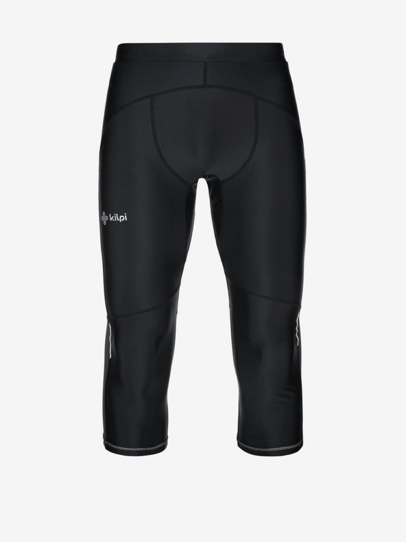 Kilpi Černé pánské sportovní 3/4 legíny Kilpi Vigar-M