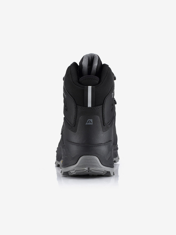 ALPINE PRO Černé pánské outdoorové boty s membránou PTX ALPINE PRO Kneiffe
