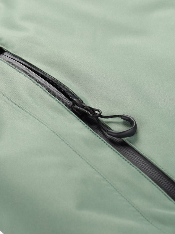 ALPINE PRO Zelená pánská lyžařská bunda ALPINE PRO Omeq