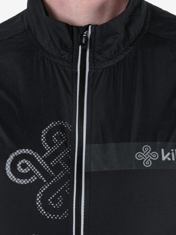 Kilpi Černá pánská cyklistická vesta Kilpi FLOW-M