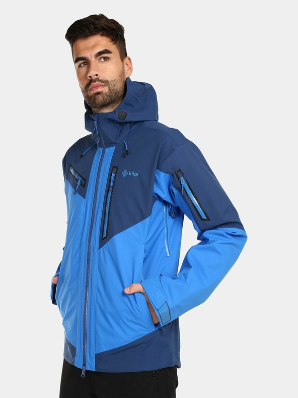 Kilpi Modrá pánská sportovní membránová bunda KILPI Hastar-M