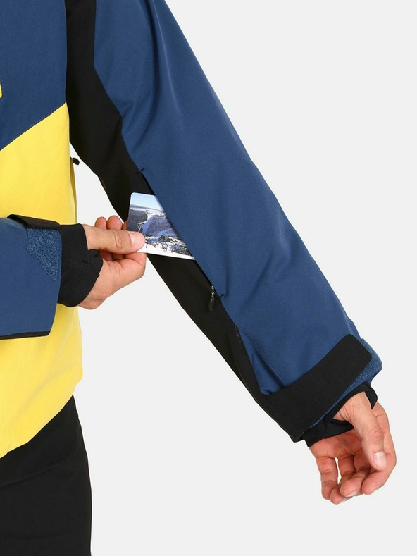 Kilpi Žlutá-modrá pánská lyžařská bunda Kilpi TONNSI-M