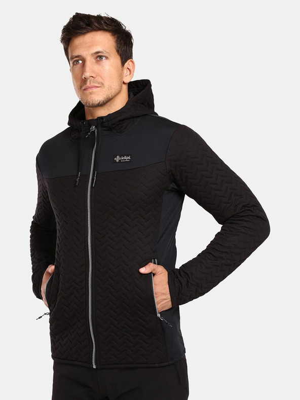 Kilpi Černá pánská mikina Kilpi Nevia-M