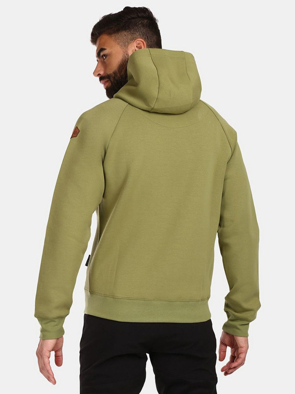Kilpi Khaki pánská bavlněná mikina Kilpi FJELA-M