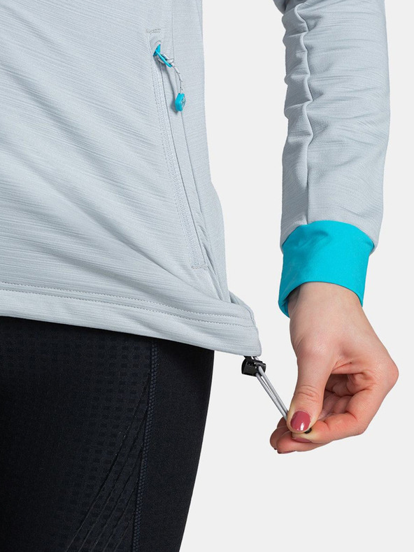 Kilpi Modro-šedá dámská funkční mikina Kilpi MEMPHIS-W