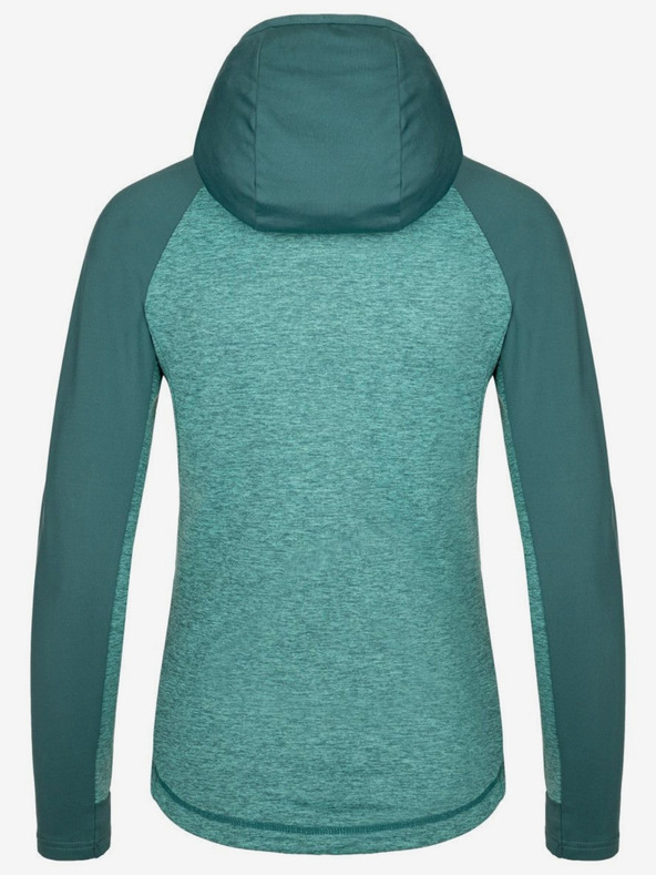 Kilpi Tyrkysová dámská žíhaná funkční mikina Kilpi LAYANA-W