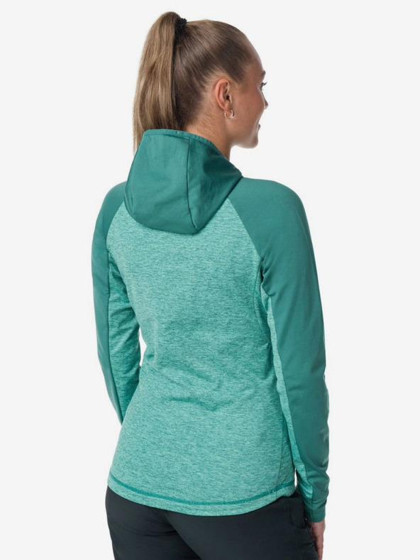 Kilpi Tyrkysová dámská žíhaná funkční mikina Kilpi LAYANA-W