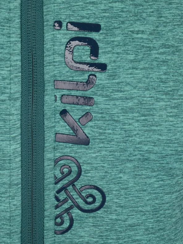 Kilpi Tyrkysová dámská žíhaná funkční mikina Kilpi LAYANA-W