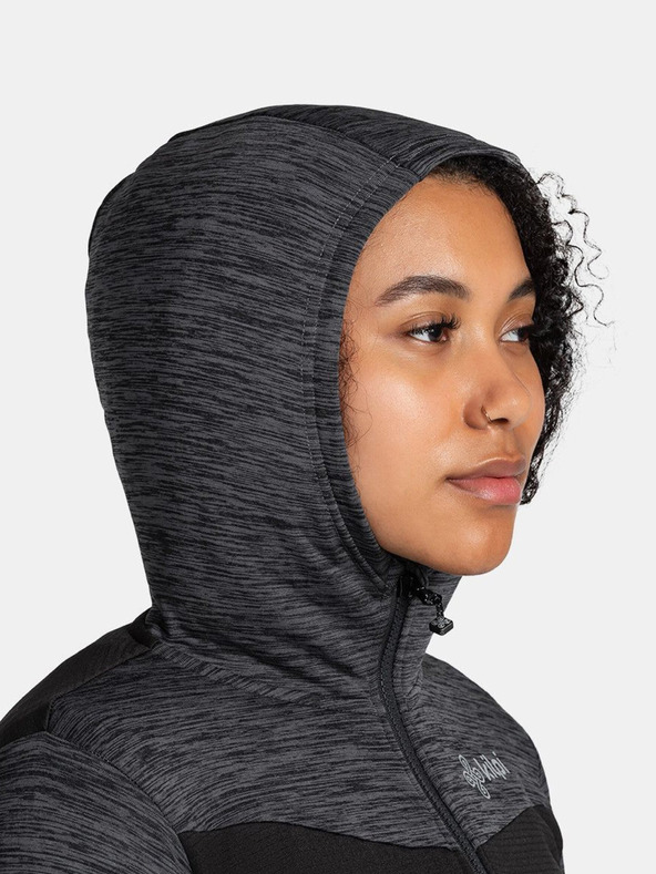 Kilpi Černá dámská sportovní mikina s kapucí Kilpi SEVELEN-W