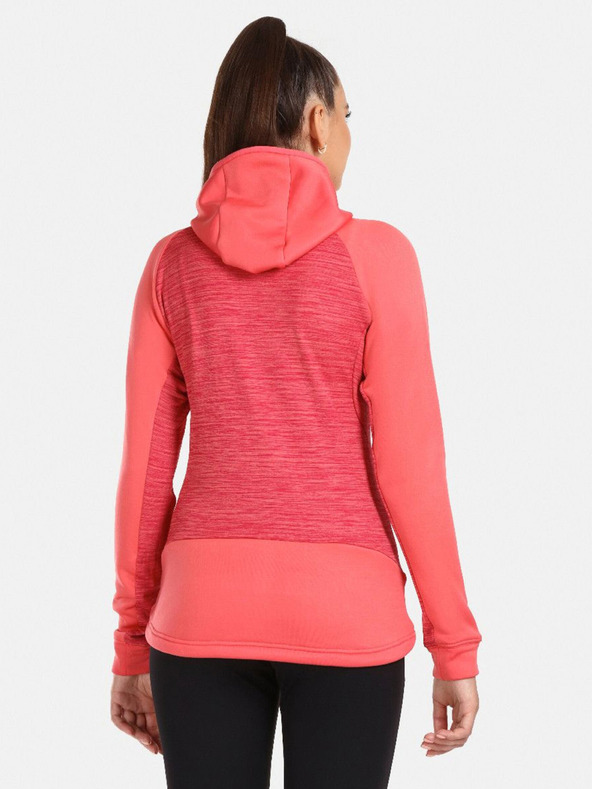 Kilpi Růžová dámská žíhaná funkční mikina Kilpi LAYANA-W