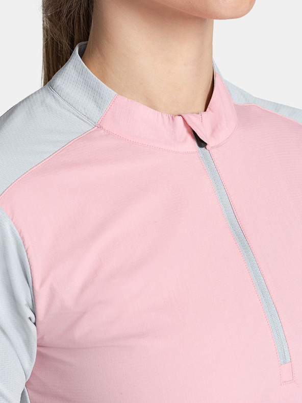 Kilpi Šedo-růžové dámské sportovní tričko Kilpi KERKEN