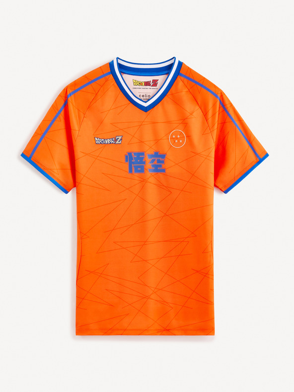 Celio Oranžové pánské tričko Celio Dragon Ball