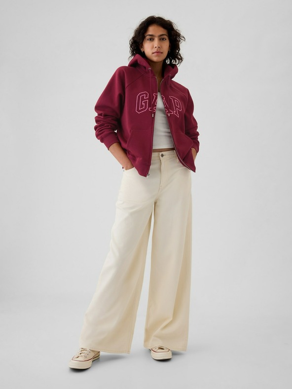 GAP Mikina na zip Vintage Soft GAP