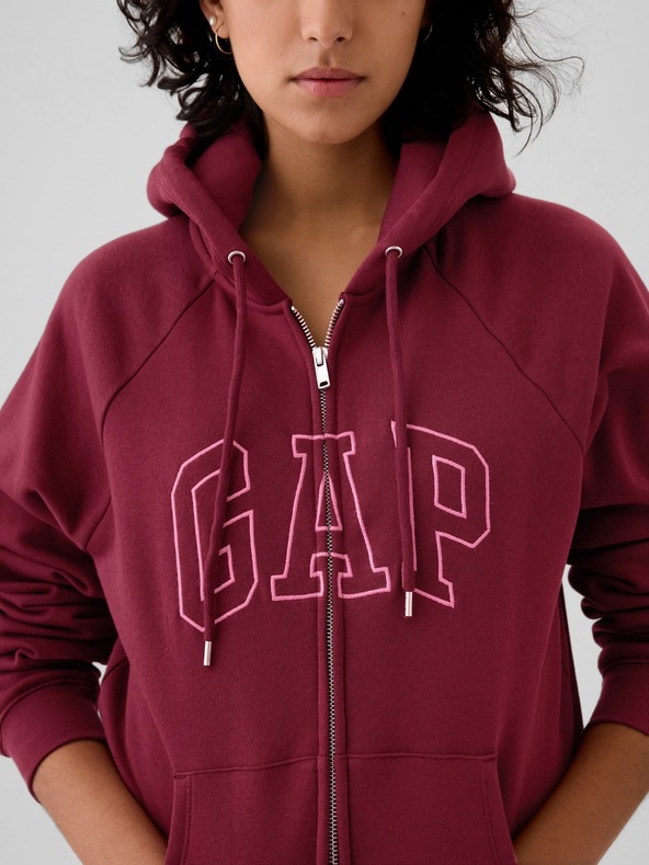 GAP Mikina na zip Vintage Soft GAP