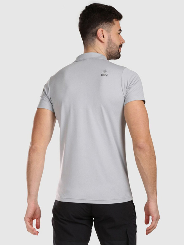 Kilpi Pánské funkční polo tričko Kilpi GIVRY-M Světle šedá