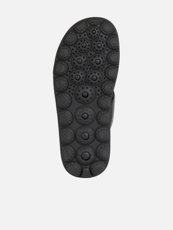Geox Černé pánské pantofle Geox Spherica Ec6