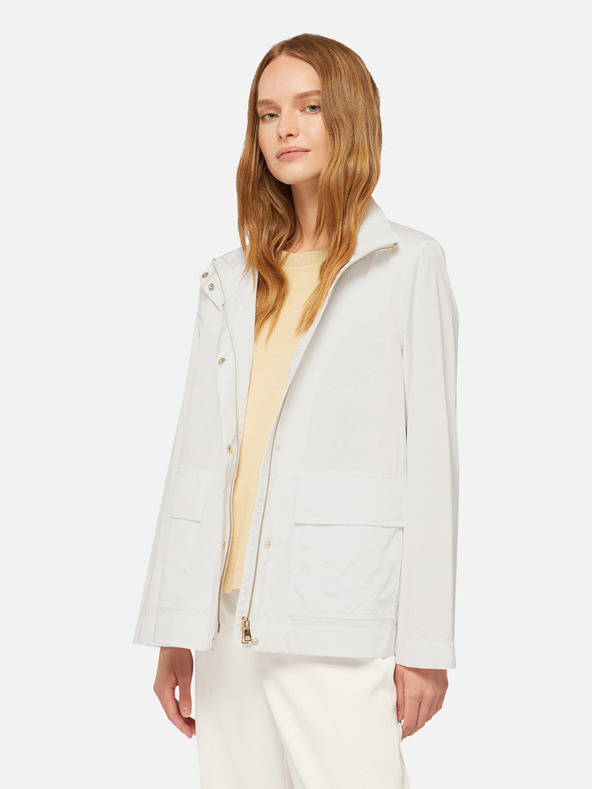 Geox Bílá dámská bunda Geox Dandra