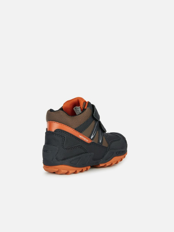 Geox Černá chlapecká kotníková obuv Geox New Savage B A