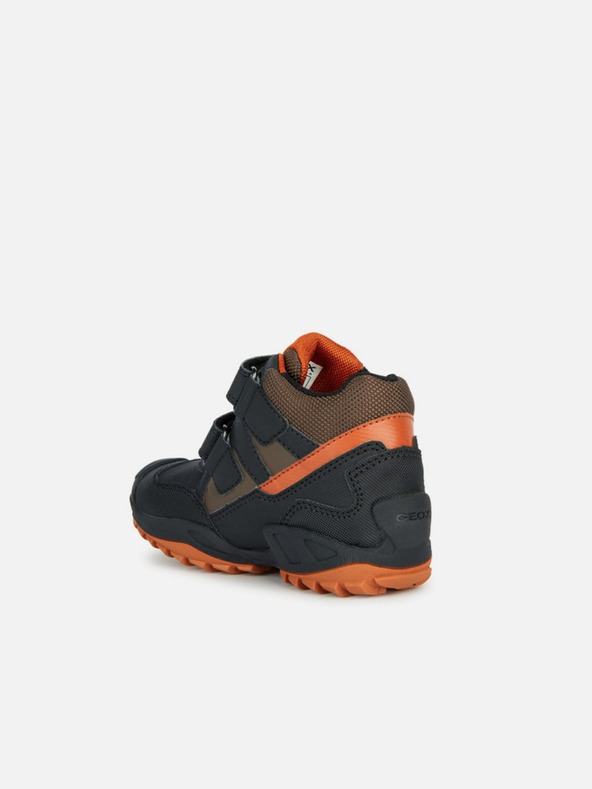 Geox Černá chlapecká kotníková obuv Geox New Savage B A