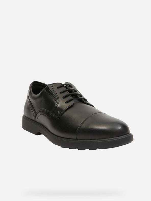 Geox Černá pánská společenská obuv Geox Spherica Ec11