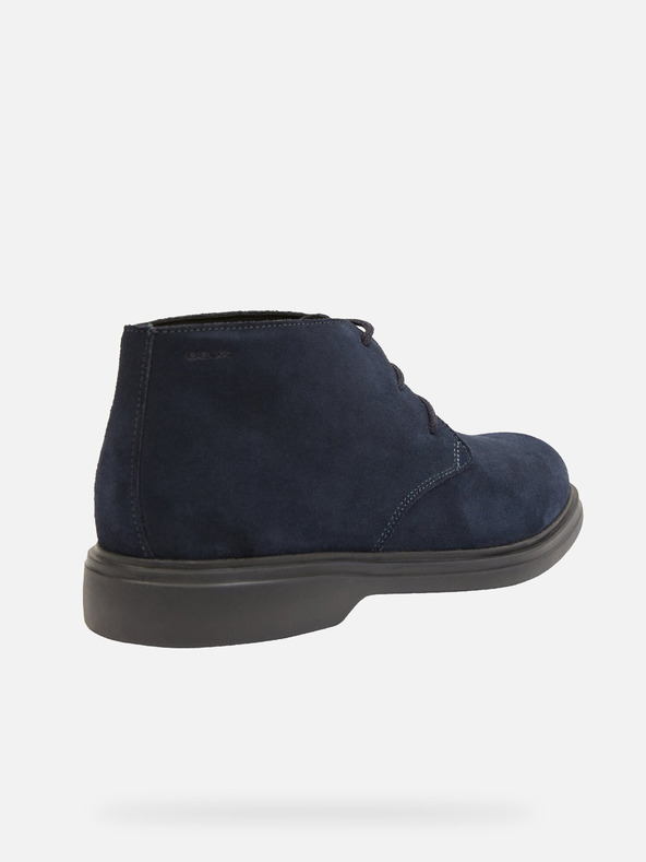 Geox Tmavě modrá pánská kotníková obuv Geox Ottavio