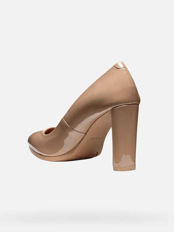 Geox Béžové dámské lodičky Geox Walk Pleasure 90