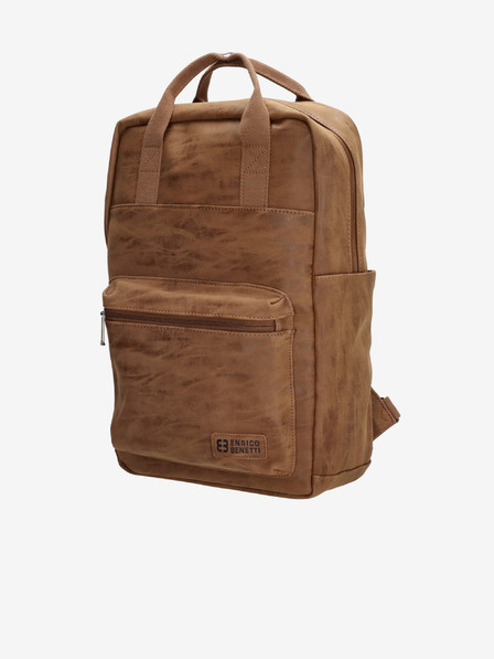 Enrico Benetti Batoh Enrico Benetti Rotterdam 13" Notebook Backpack Camel