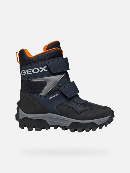 Geox Tmavě modrá chlapecká zimní obuv Geox Himalaya B ABX