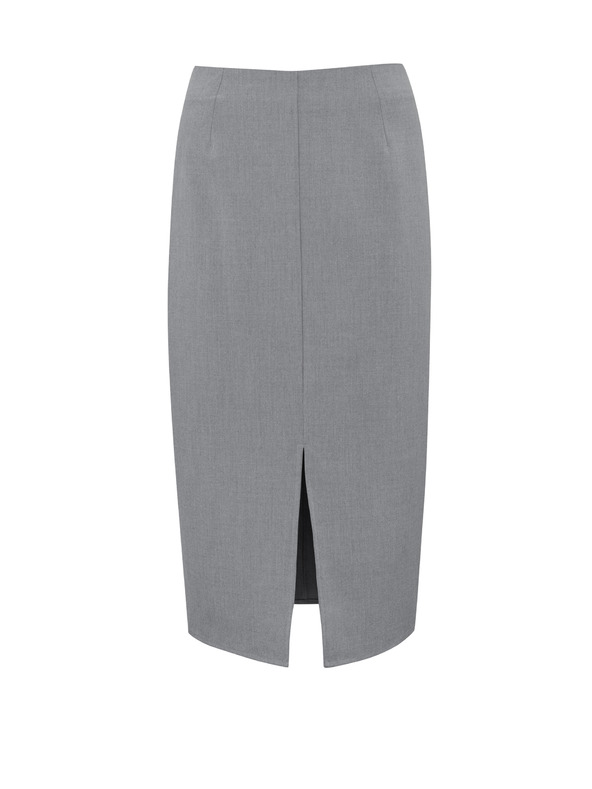 Orsay Šedá dámská pouzdrová midi sukně ORSAY