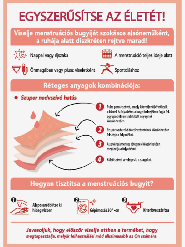 Bellinda Černé noční i denní menstruační kalhotky Bellinda MENSTRUAL BOXER STRONG