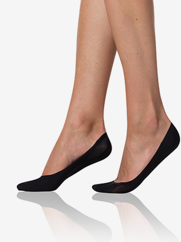 Bellinda Černé balerínkové ponožky Bellinda COMFORT BALLERINAS