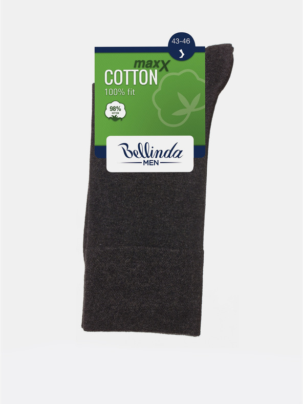 Bellinda Černé pánské ponožky Bellinda COTTON MAXX MEN SOCKS