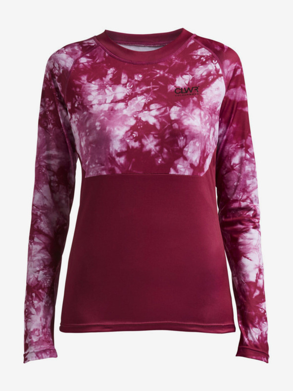 Tenson dámské funkční triko s dlouhý rukávem COLOURWEAR Shelter LS Jersey W růžově batikované