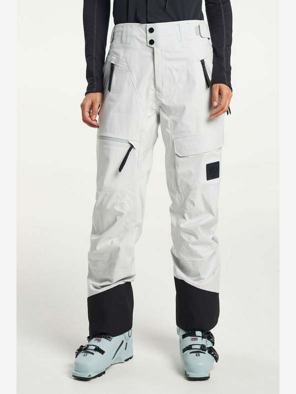 Tenson dámské lyžařské a skialpové membránové kalhoty TENSON Shibui Shell Pants W světle šedé