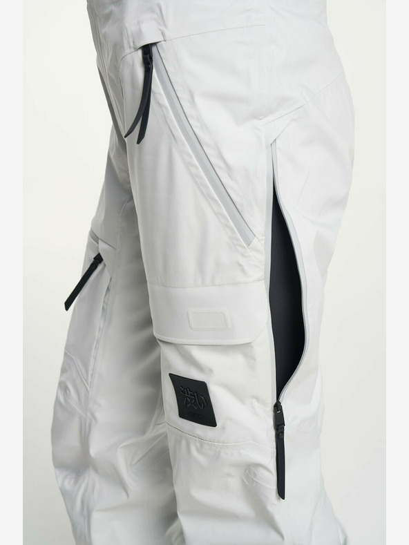 Tenson dámské lyžařské a skialpové membránové kalhoty TENSON Shibui Shell Pants W světle šedé