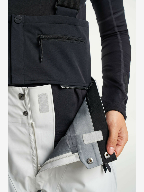 Tenson dámské lyžařské a skialpové membránové kalhoty TENSON Shibui Shell Pants W světle šedé