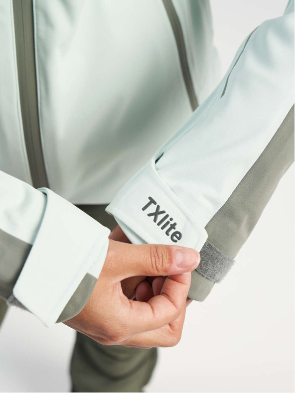 Tenson dámská skialpová softshellová bunda TENSON Touring Softshell W světle zelená