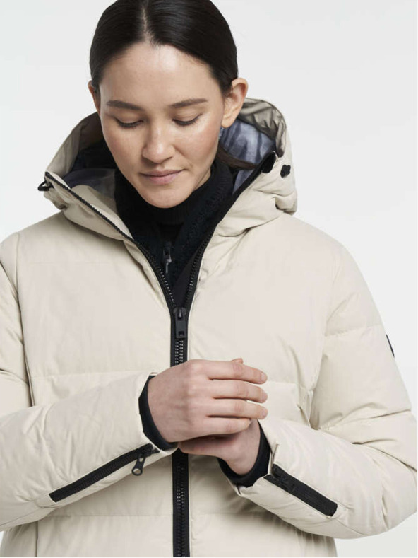 Tenson dámský zimní lifestylový kabát TENSON Shanna Down Coat W béžový