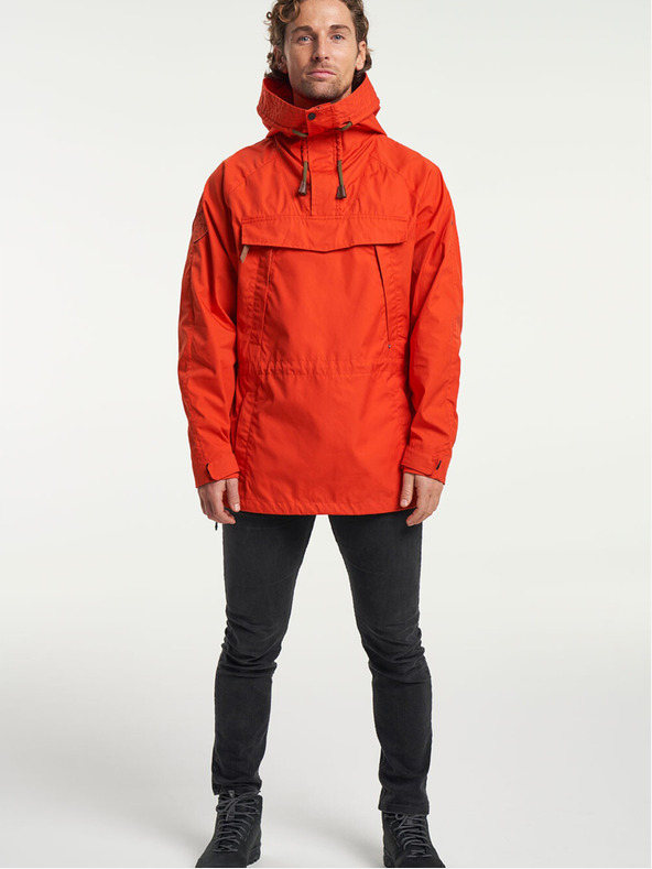 Tenson unisex lifestylový anorak TENSON Mountain Anorak 55 oranžový