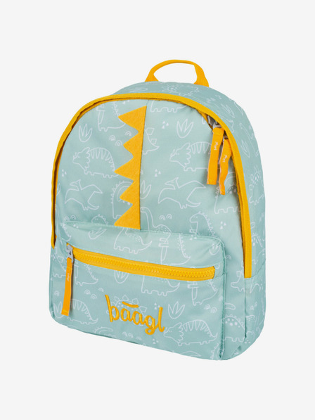 BAAGL Zelený předškolní batoh Baagl Dino