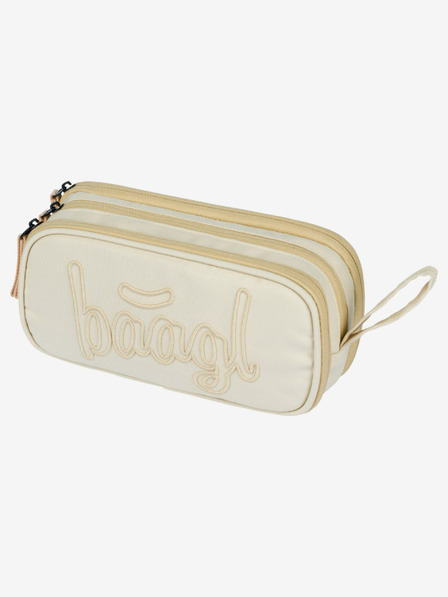 BAAGL Béžový školní set - batoh, penál, sáček Baagl Coolmate Beige