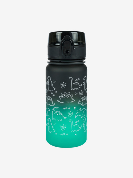 BAAGL Zelená tritanová láhev na pití gradient dino, 350 ml Baagl
