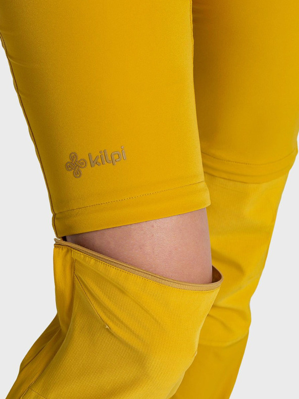 Kilpi Žluté dámské outdoorové kalhoty Kilpi HOSIO