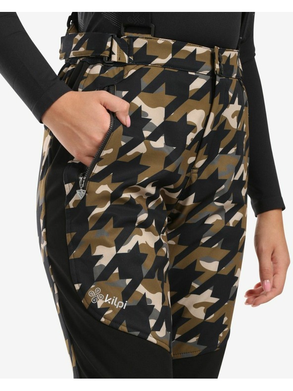 Kilpi Dámské softshellové lyžařské kalhoty Kilpi TORIEN-W Khaki