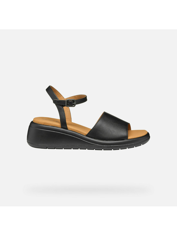Geox Černé dámské sandály Geox Meliconia