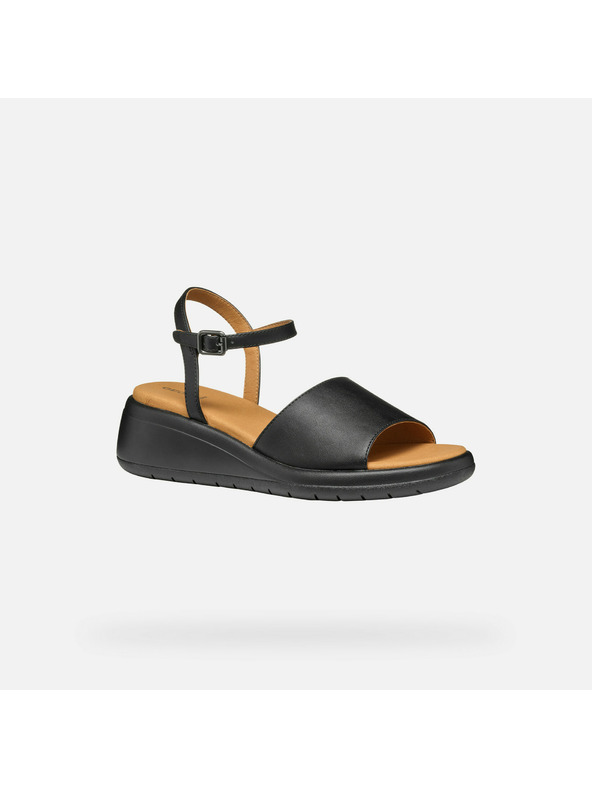 Geox Černé dámské sandály Geox Meliconia