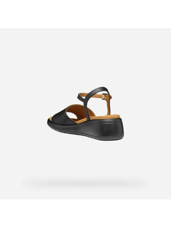 Geox Černé dámské sandály Geox Meliconia
